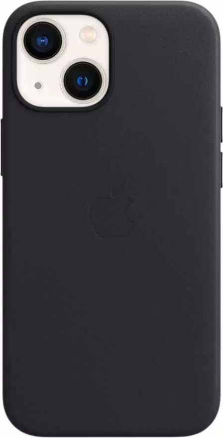 Чехол Apple Leather Case with MagSafe для iPhone 13 mini (MM0M3ZE/A), темная ночь