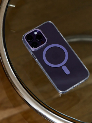 Чехол vlp Line Case with MagSafe для iPhone 14 ProMax, фиолетовый 3