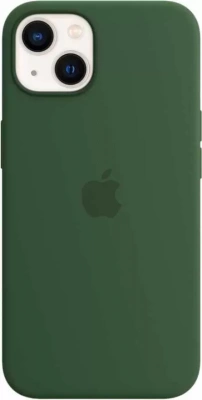 Чехол Apple Silicone MagSafe для iPhone 13 (MM263ZE/A), зеленый клевер